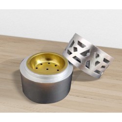 Round Incense Burner-silver Gold