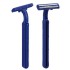 Disposable 2 layer stainless steel blade manual razor