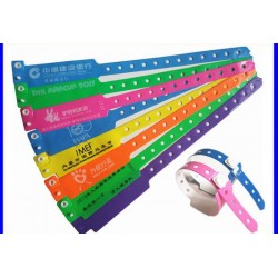  PVC disposable fluorescent recognition wristband