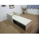 Multi-function fold able leather sofa bed 